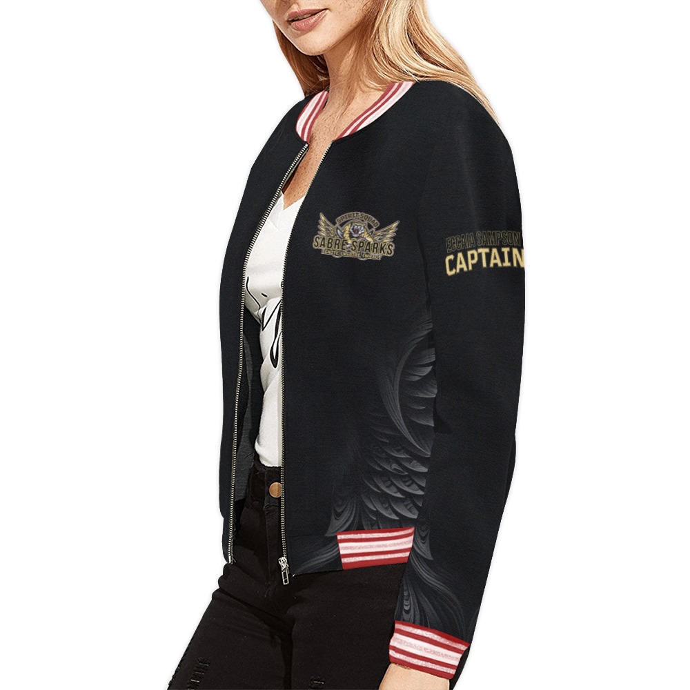 Sabre Sparks Official Varsity Jacket - Image 2